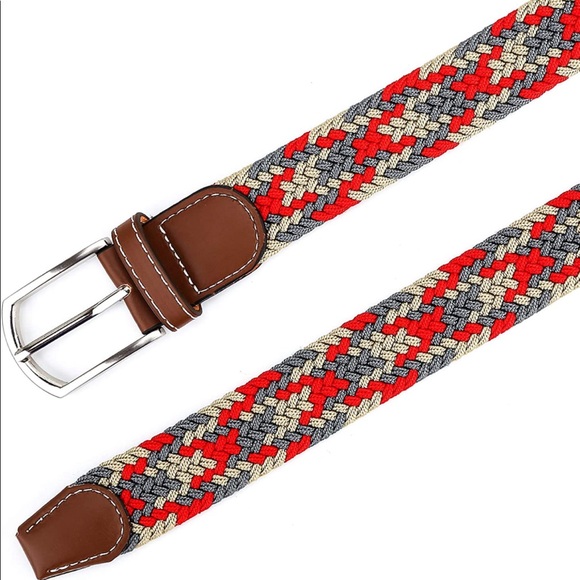 BRAND NEW MENS CANVAS WOVEN BELT NWT - Picture 4 of 6
